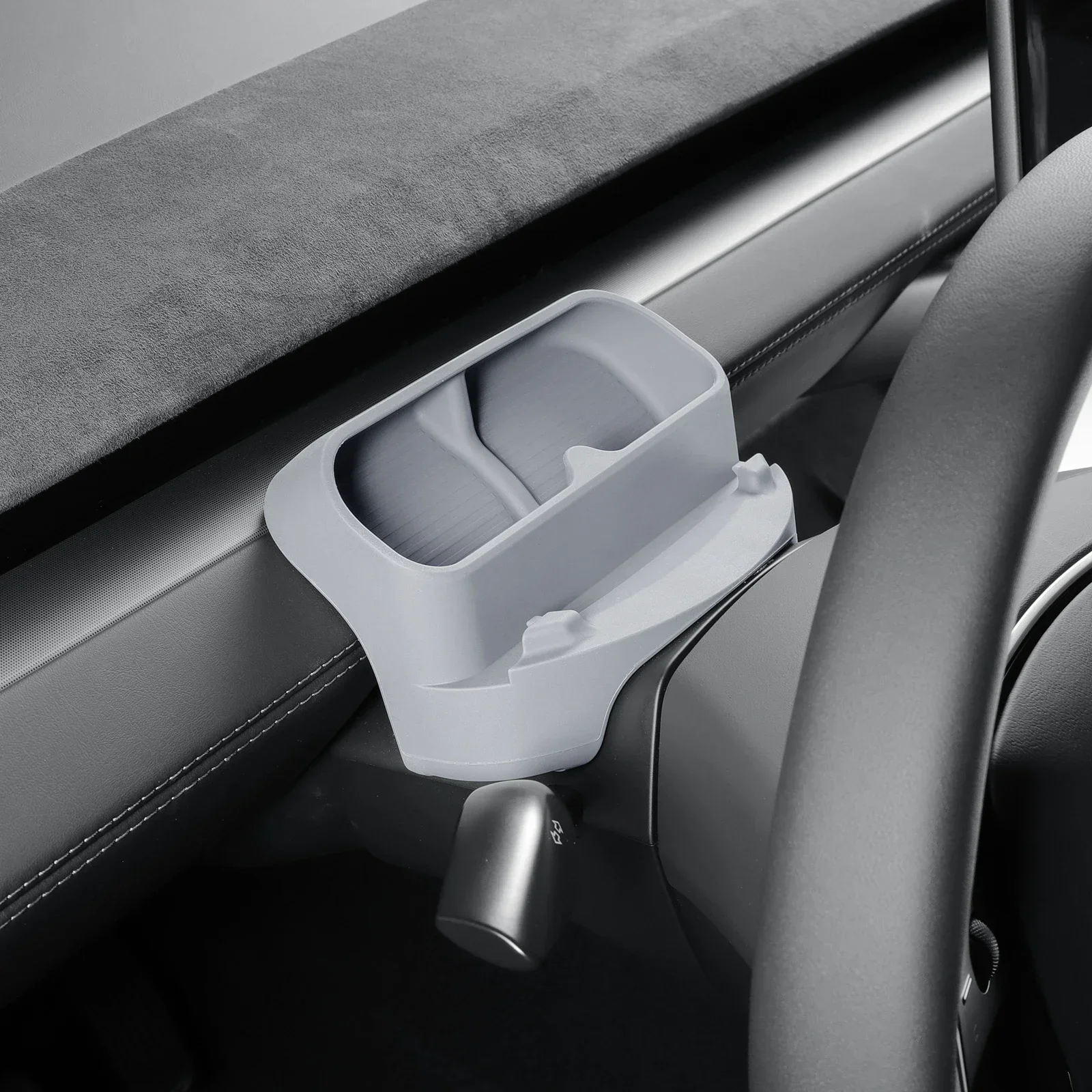 

Car Glasses Storage Box for Tesla Model Y Juniper/Launch 2025 Car Mounted Sunglasses Organizer Storage Tray Interior Accessories