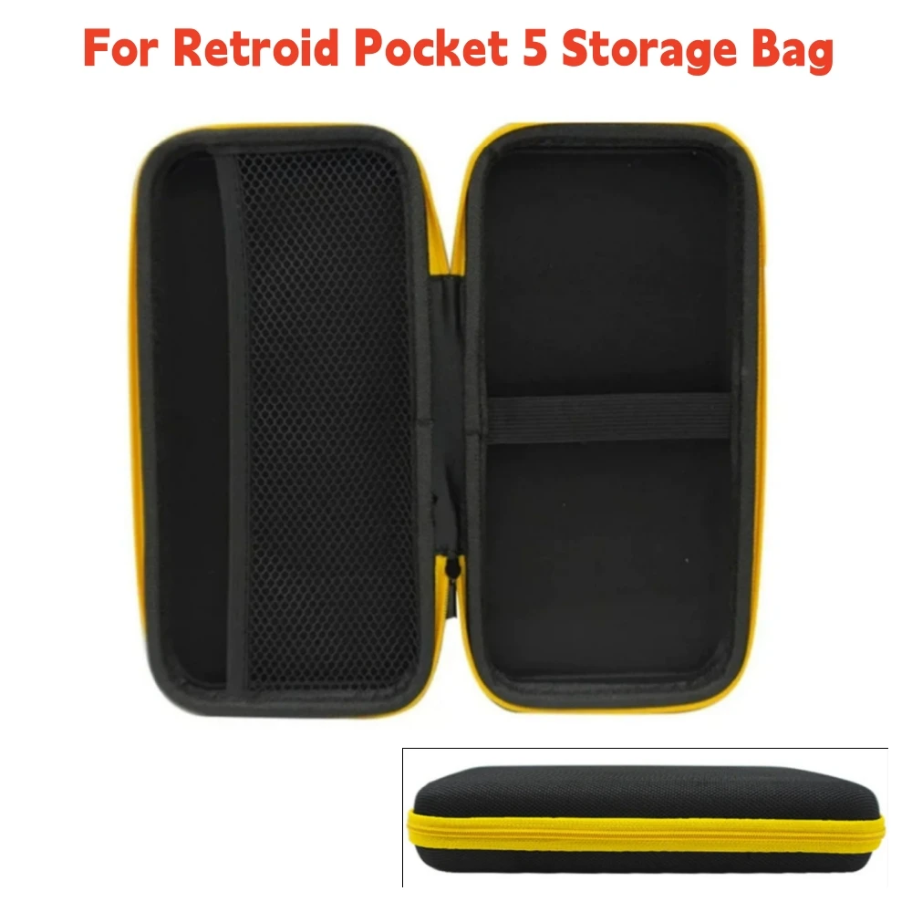 

For Retroid Pocket 5 Storage Bag TPU Protective Case Game Console Stand Case Cover Accessories