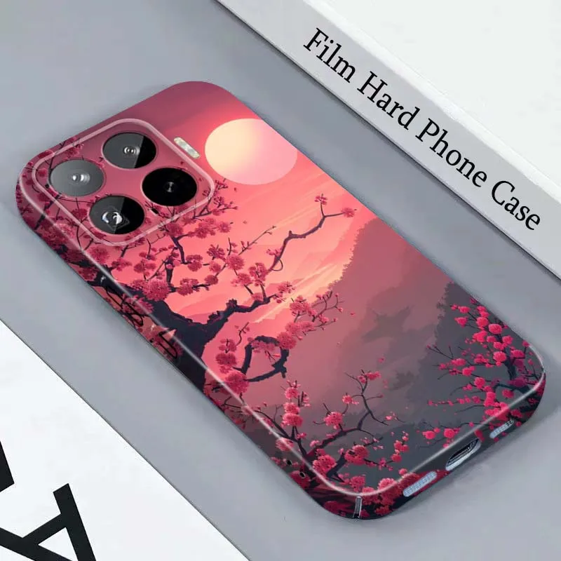 Capa Dura para Celular Blooming Sakura Sunset For Honor Play Magic 8 7 6 X9d X9c X9 X8b X8A X8 500 200 X50 X60 Lite GT Pro