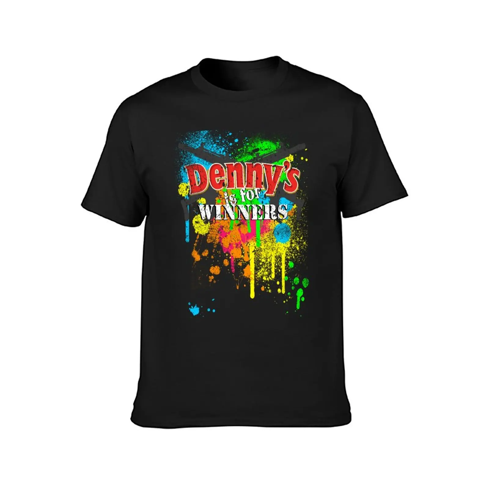 Denny's is for Winners T-Shirt hippie clothes new edition boys animal print plain men clothing