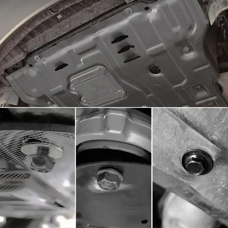 20 قطعة مسامير جسم السيارة U-الجوز كليب غطاء المحرك Undertray سبلاش درع الحرس الوفير الحاجز بطانة التجنيب السحابة برشام 2027 #4