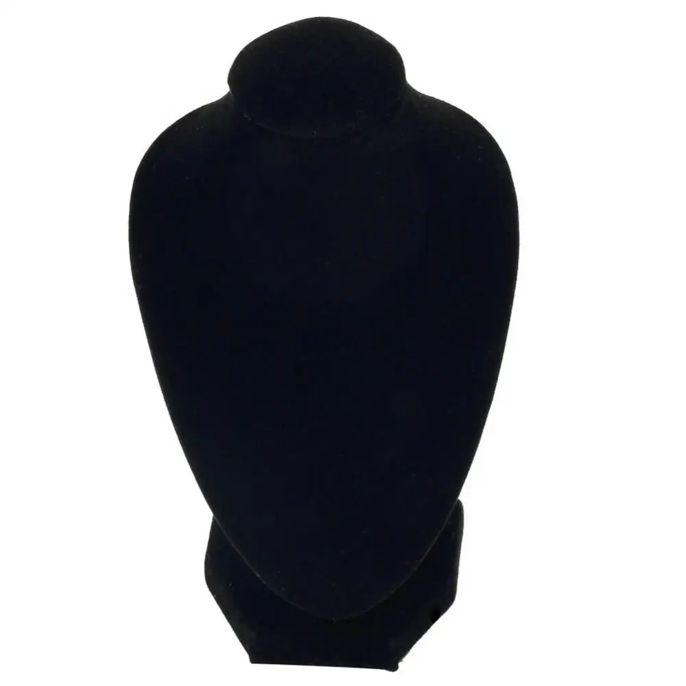 Jewelry Black Mannequin Necklace Pendant Display Stand Holder Show Decorate
