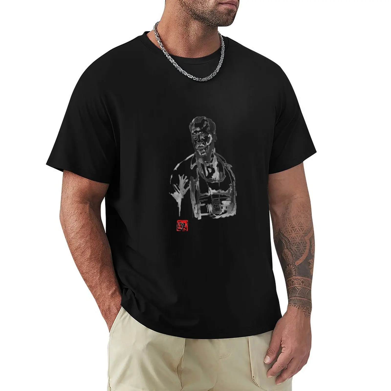 

john mcclaine T-Shirt tshirts personalised graphics Short sleeve tee men