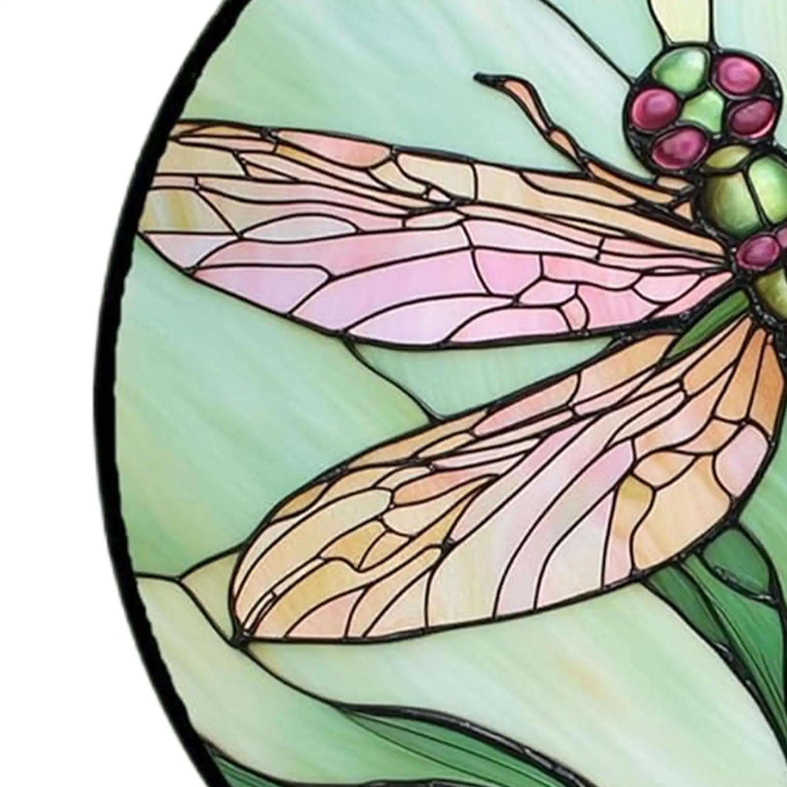 Stain Glass Decor 4 Pieces Acrylic Animal Ornament 6.3in Window Suncatcher For Mom Lady Grandma Man Birthday Door Garden Tree