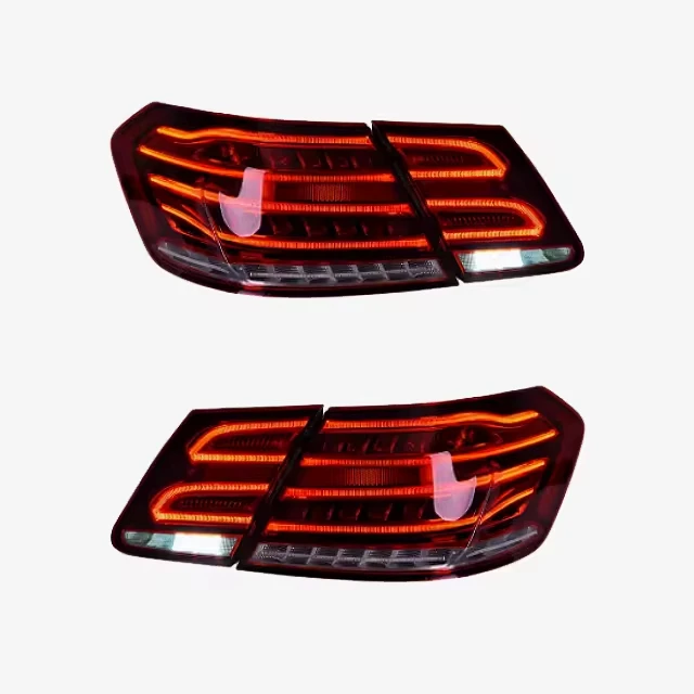 Tail Light Upgrade Taillights for Benz E W212 2009-2013 Old to New Red Brake Turn Signal LED Taillight Auto Accessories Parts