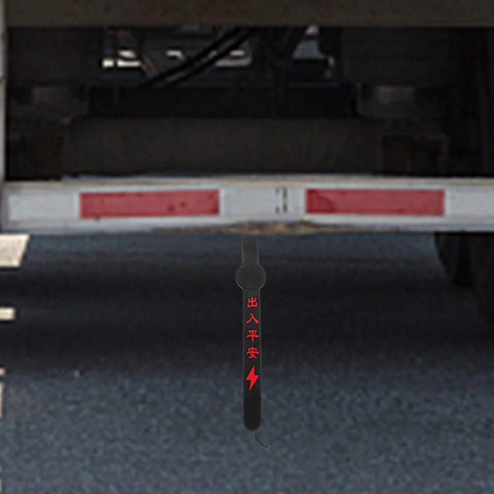 

2 Pcs Belt Car Grounding Strap Static Discharge Auto Anti Black Automobile Strip