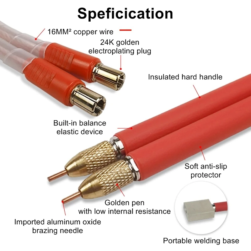 Pulse S70A Portable Separated Copper Spot Welding Pen For Hand-held Spot Welder 18650 Lithium Battery DIY Spot Welding Machine