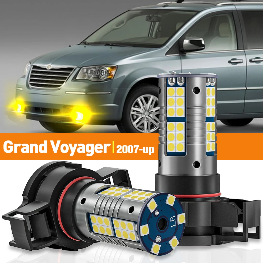 2pcs LED Fog Light For Chrysler Grand Voyager 2007 2008 2009 Accessories Canbus Lamp