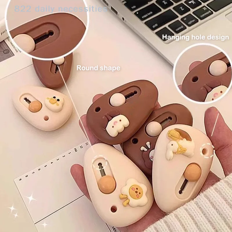 

convenientKawaii Pocket Avocado Cartoon Fruit Art Utility Knife Express Box Knife Paper Cutter Craft Wrapping Tools Stationery