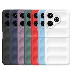 For Xiaomi POCO M6 Case Silicone TPU Protector Rubber Case POCO M6 Cover Armor Shockproof Phone Cover POCO M6 4G Case