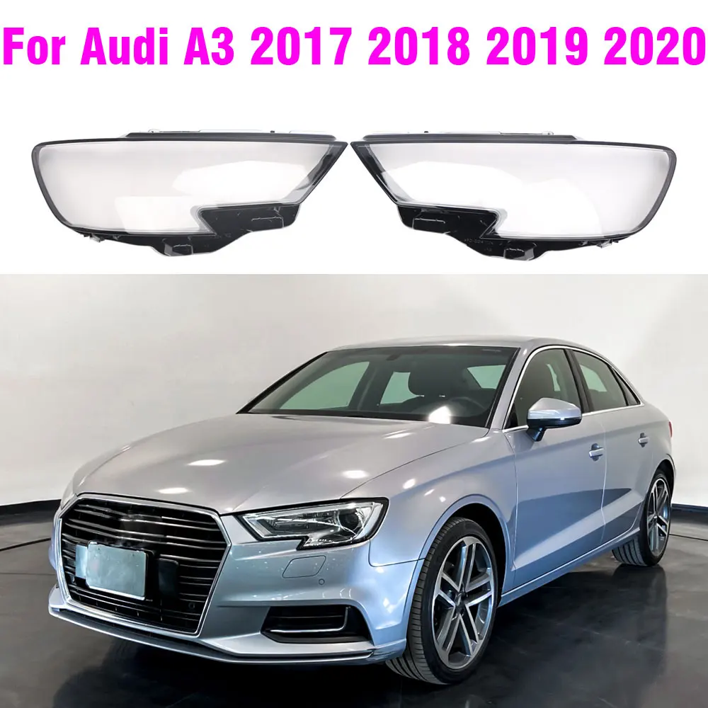 

Front Headlight Cover Headlamp Lamp Shell Transparent Lampshade Case Lens Plexiglass For Audi A3 Audi S3 2017 2018 2019 2020