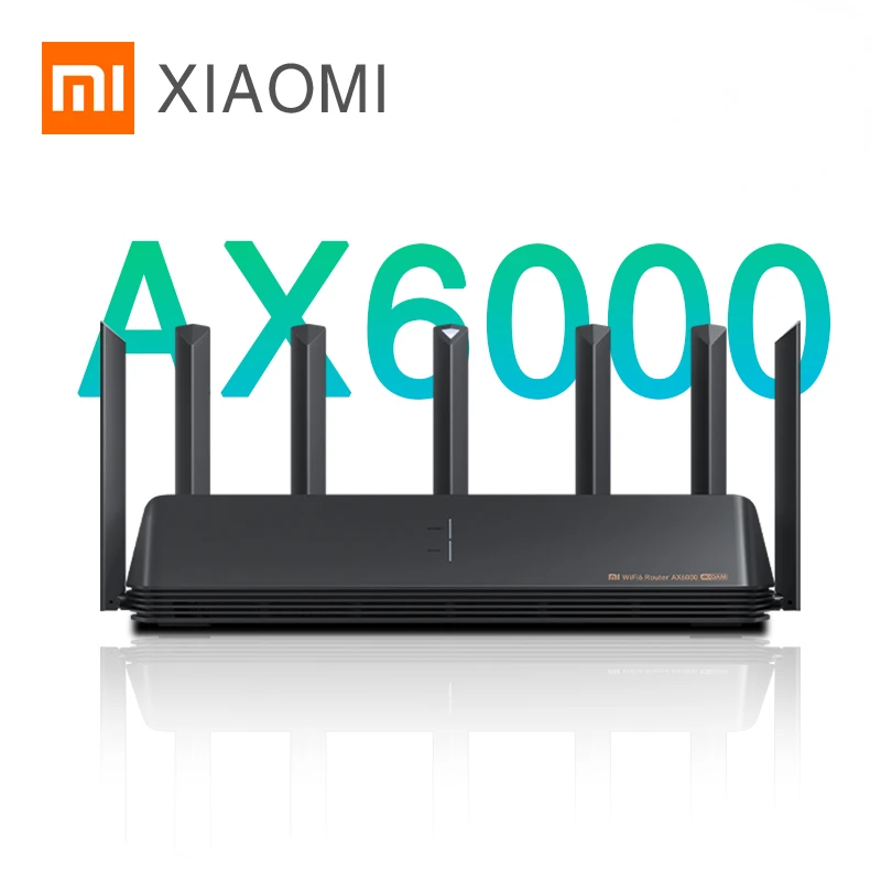 

Xiaomi AX6000 AIoT Router 6000Mbs WiFi6 VPN 512MB Qualcomm CPU Mesh Repeater External Signal Network Amplifier Mi Home