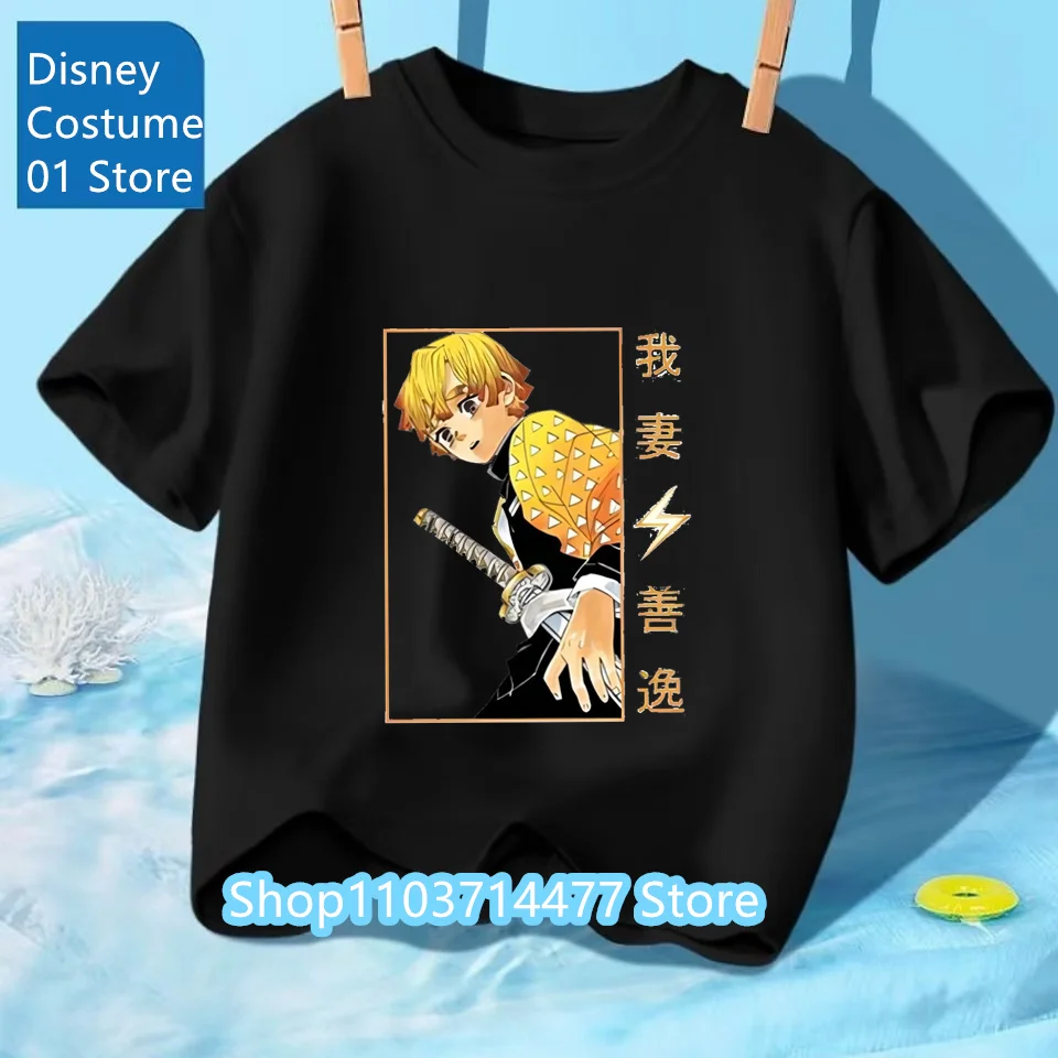 جديد الصيف شيطان القاتل تي شيرت الاطفال Kawaii بليد من شبح الجرافيك تي شيرت Kimetsu No Yaiba أنيمي شيطان بليد الفتيان الفتيات الملابس