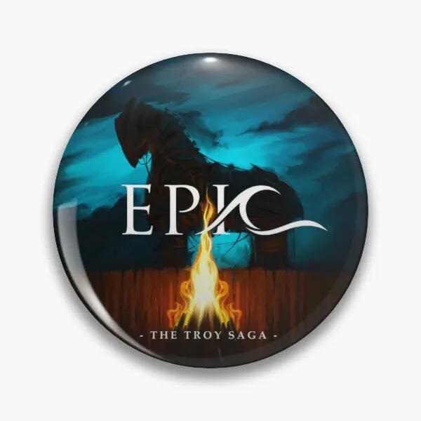 Epic The Musical The Troy Saga  Soft Button Pin Gift Lapel Pin Clothes Lover Badge Women Collar Hat Cute Jewelry Metal Brooch