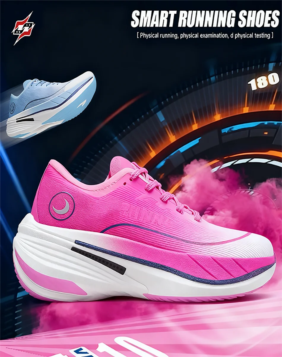 

IRUNSVAN Nylon full foot carbon plate professional marathon cushion damping soft but comfortable light elastic running shoes