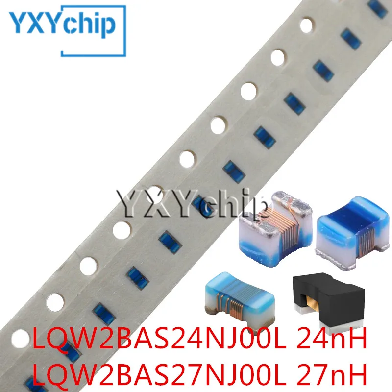

20pcs Lqw2bas24nj00l Lqw2bas27nj00l Smd Wirewound Rf Inductor 0805 24nh 27nh 5% 2012 High Frequency Inductance