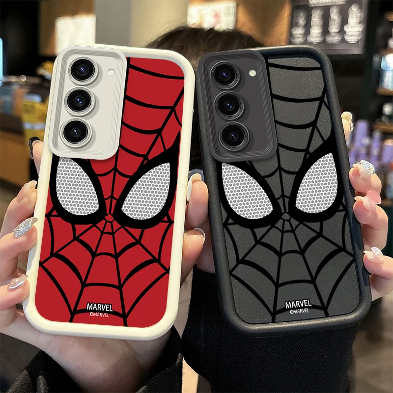 Чехол Marvel Spider Man для Samsung Galaxy S25 S24 Ultra S23 S22 S21 Plus S20 FE A56 A55 A54 A53 A52 A52S A51 A34 A32 4G 5G Cover