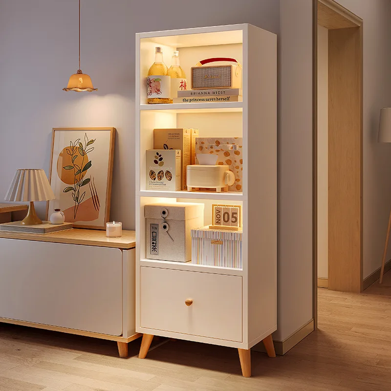 

Multi Layer Storage Cabinet, Living Room Display Cabinet, Household Narrow Bookshelf, Bedroom Floor Standing Storage Cabinet