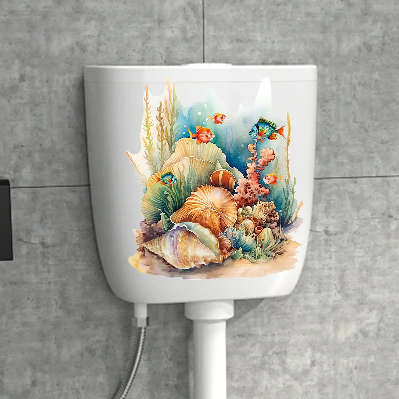 Background Aquarium 3D Sticker Poster Decoration Fish Tank Ocean Plants Double-sided Landscape Aquarium Ornament Accessories
