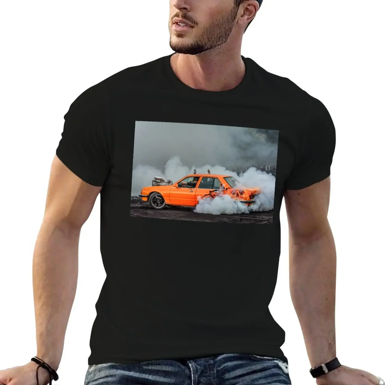 FROMHELL Motorfest Burnout T-Shirt luxury designer boys animal print fitted t shirts for men