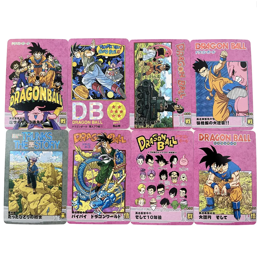 54 قطعة/المجموعة لعبة دراغون بول Z بطاقات الجزء التسعة رقم 9 ماجين بو جوكو تورانكوسو سون جوهان عمل أرقام التجارة جمع لعبة هدية للأطفال #6
