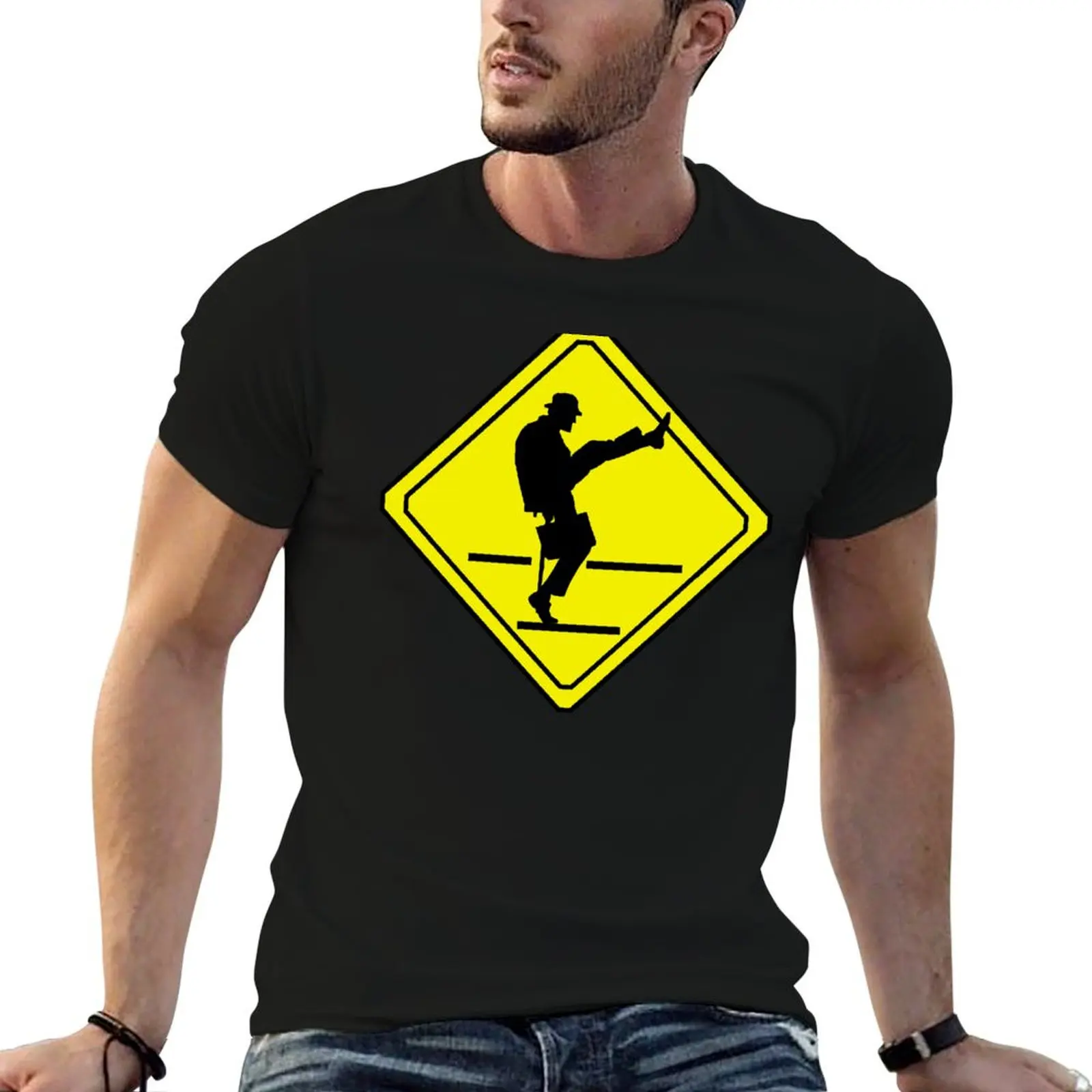 

Silly Walks Crossing T-Shirt tops man t shirt mens big and tall t shirts