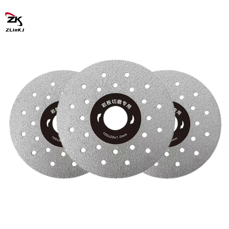 

1PC Porous Widened Rock Slabs Cutting Disc 100mm Slate Flat Grinding Cutting Blade 3.93 Inch Cutting Blade For Stone Ceramic