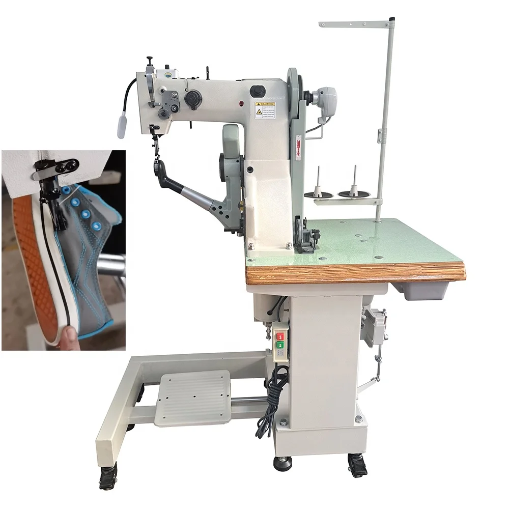 BY-168 High Quality Brand Industrial Side Seam Walking Foot Lock Stitch Motor Mechanical Shoe Sole Sewing Machine