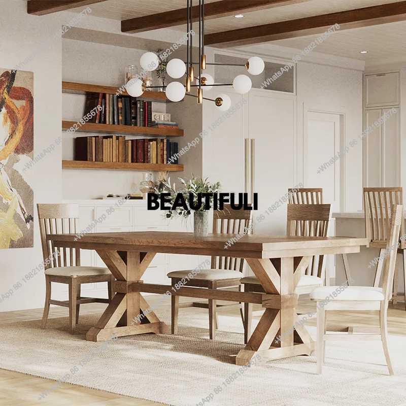 

Party Event Square Dining Tables Design Deco Natural Wood Brown Dining Tables Kitchen Modern Mesas De Comedor Furniture Home