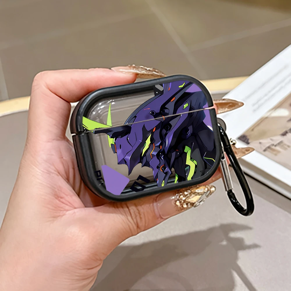 Cool Anime Mecha Robot Headphone Case for AirPods Pro 3/Pro 2/Pro Stylish Earbuds Case For AirPods 4/3/2/1 TPU Shockproof Cover view 4
