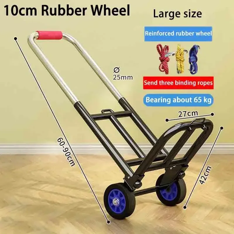 Heavy Duty Folding Hand Truck Shopping Trolley Baggage Trolley Baggage Trolley Cart  carrito de super plegable trolley cart