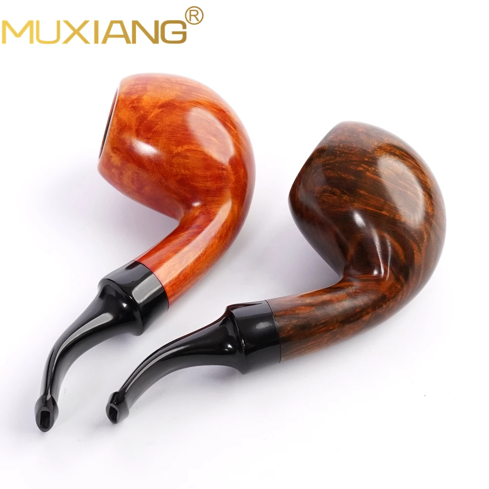 

MUXIANG handmade briar tobacco pipe, small mini portable pipe, solid wood pipe, 3mm pipe channel, Father's Day gift