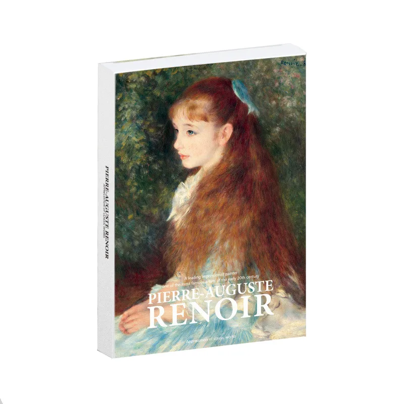 

30 шт., знаменитый художник Pierre Auguste Renoir, картина, открытки, Vaintage, подарок, поздравительная открытка с пожеланиями, канцелярские принадлежности для украшения своими руками