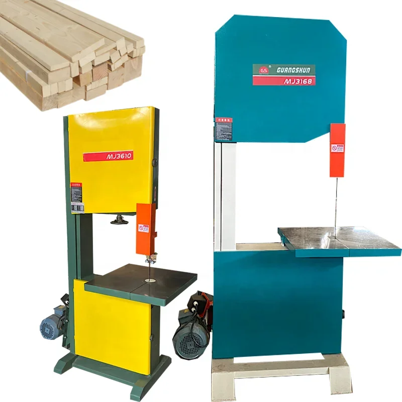 Automation Electric Wood Cutting Vertical Band Saw Machine Sliding Table Saw