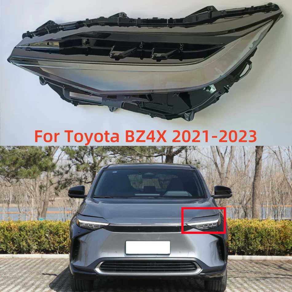 couvercle-de-lampe-de-sauna-avant-en-plexiglas-coque-de-remplacement-abat-jour-d'origine-toyota-bz4x-2021-2022-2023