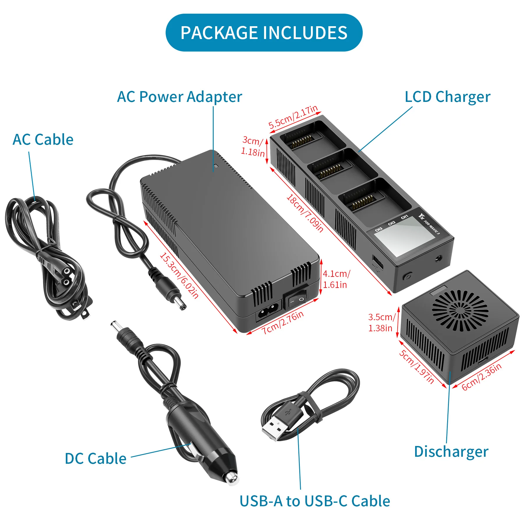 Yx Charger For Dji … - image