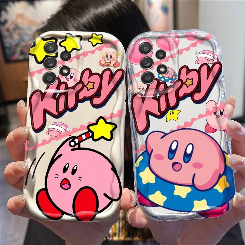 

Cartoon K-Kirbyes Cute Art For Samsung A55 A54 A53 A52 A35 A34 A33 A32 A25 A24 A23 A22 A21S A15 A13 A14 5G Wave Oil Funda