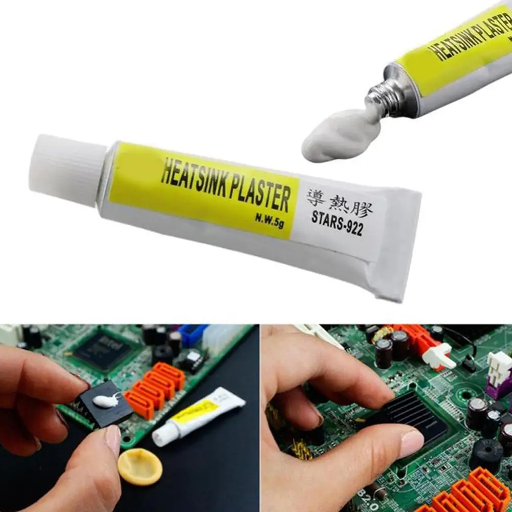 

Star 922 Thermal Conductive Heatsink Plaster Silicone Grease For PC GPU CPU Strong Adhesive Compound Glue For Heat Sink Sticky