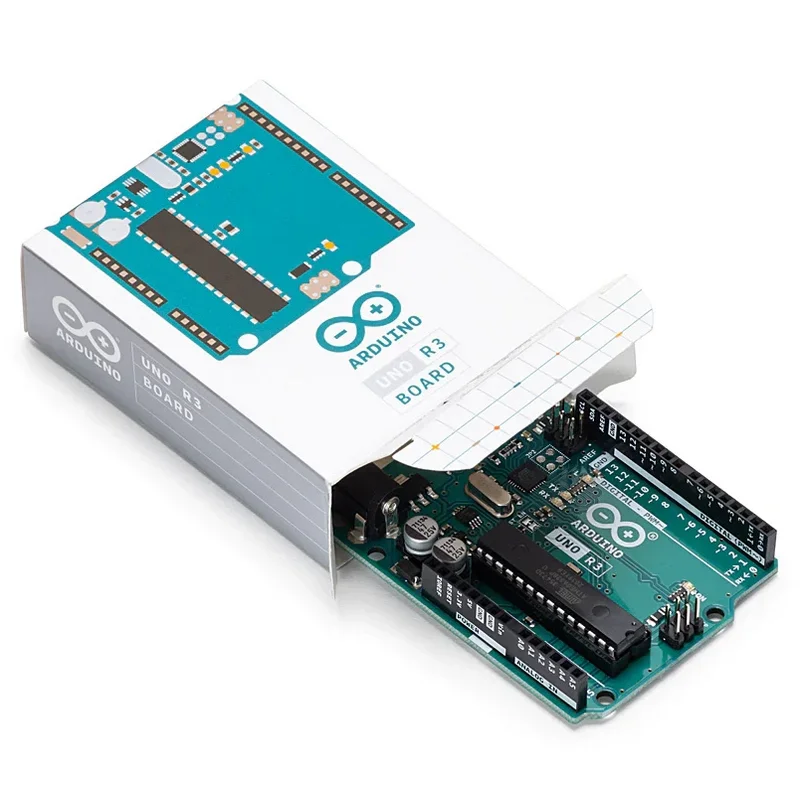 لوحة تطوير Arduino Uno R3 A000066 ATmega328P AVR إيطاليا مستوردة أصلية جديدة