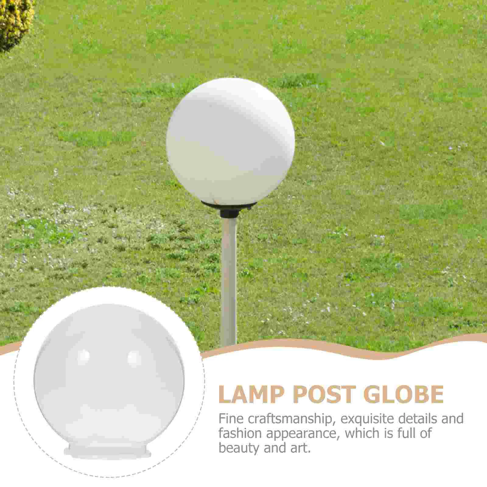 Outdoor Light Ball Lampshade Fixture Globes Replacement Shaped Home Floor Acrylic White Lighting Fixtures Child