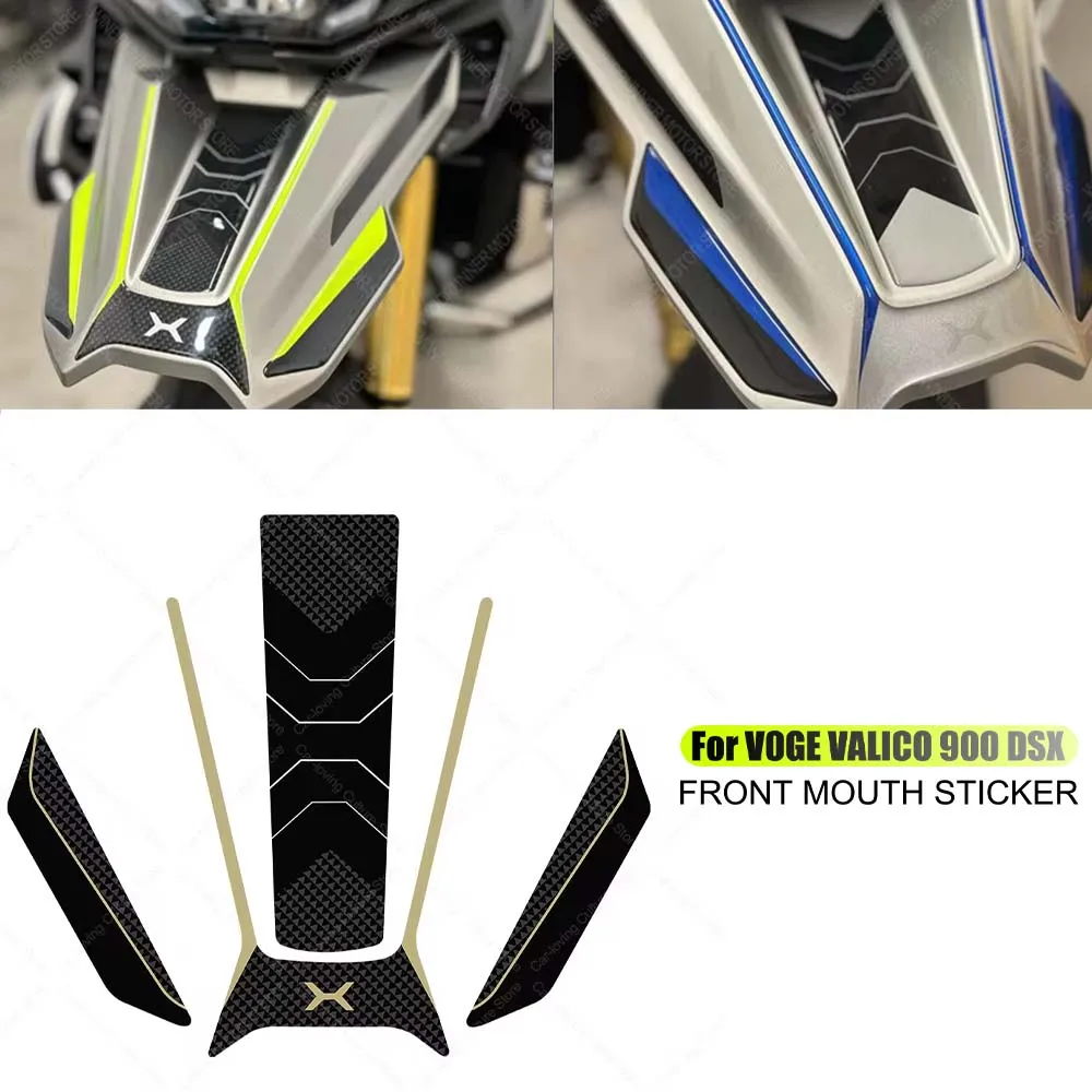 

For Voge valico 900 dsx Motorcycle front grill protection decorative stickers motorcycle accessories 3d stickers