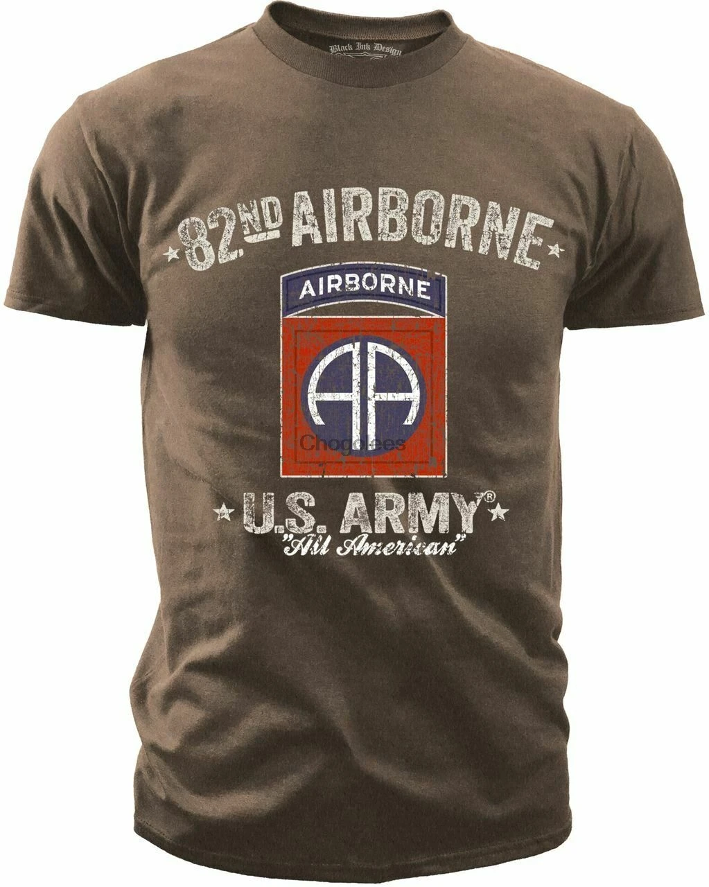 Men's Army T-Shirt - US Army 82nd Airborne - Retro