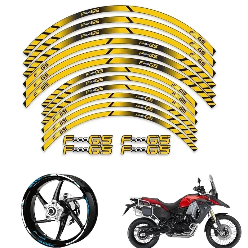 

Для BMW F800GS Moto Parts Contour Wheel декоративная переводная наклейка-B