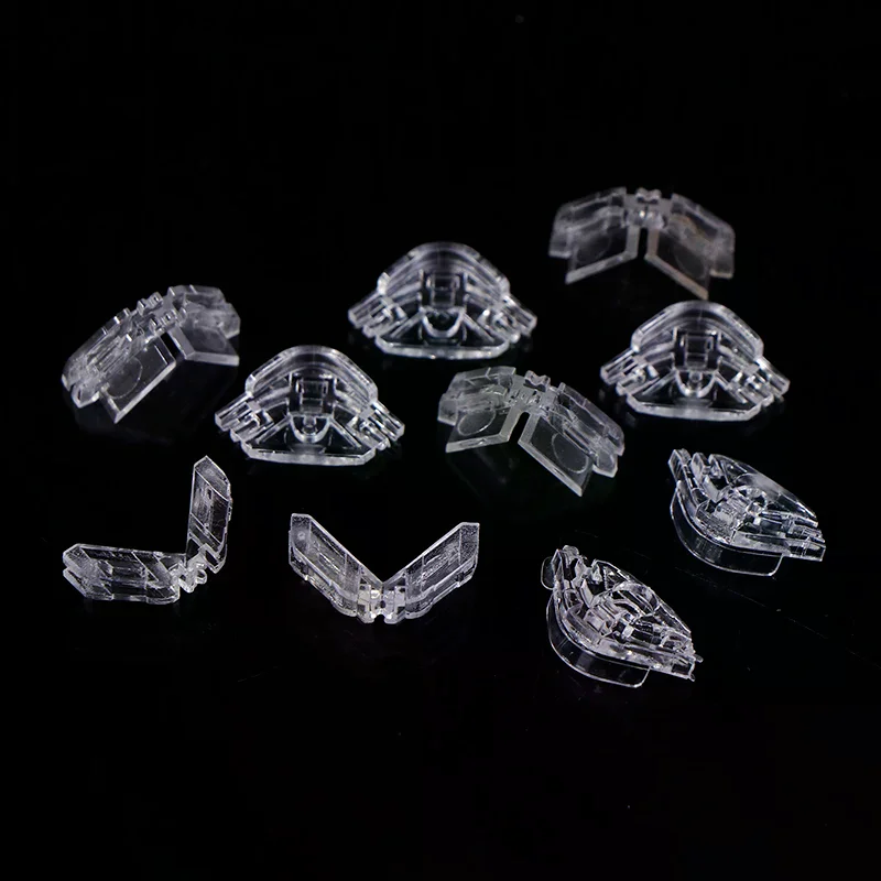 Confezione da 5 protezioni angolari trasparenti, ponticello speciale in fibra ottica per uso domestico interno