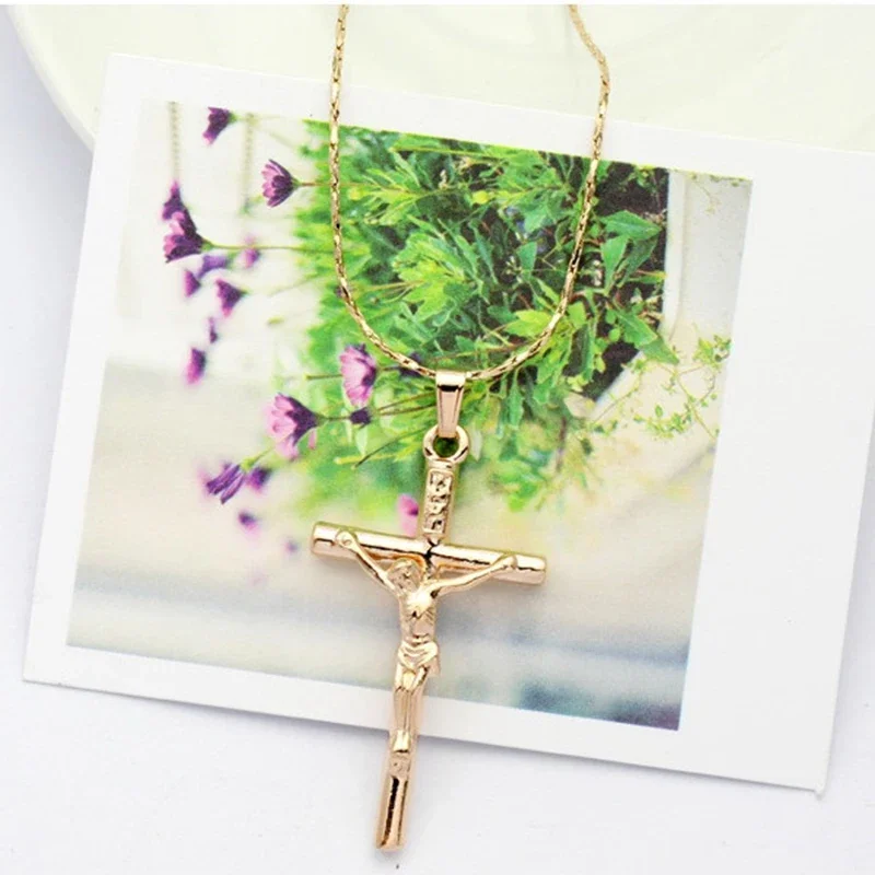 Italina Rigant Cross Necklace With Top Quality Dont Lose Color #RG70219