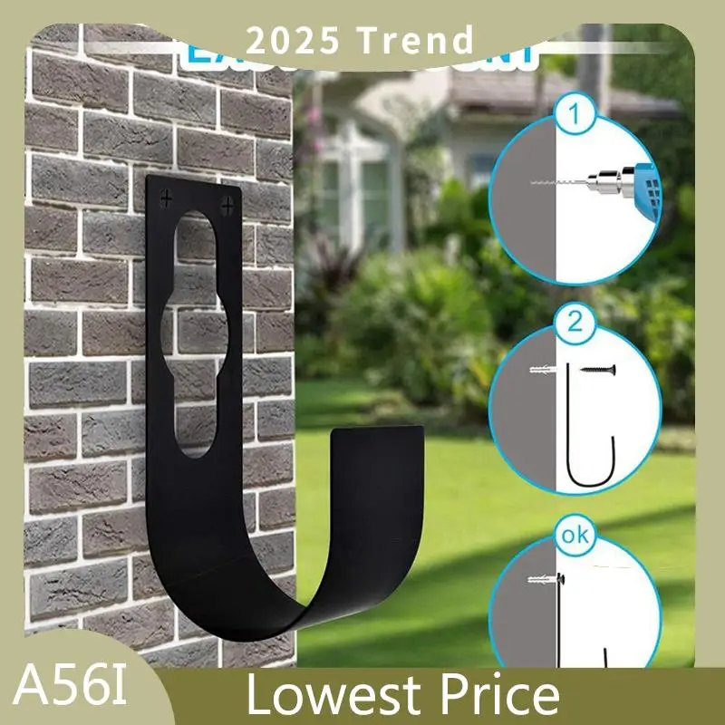 

ABDD 2Pcs Hole Hook Garden Hose Holder Storage Bracket