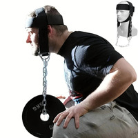 Head Neck Training Head Harness Body Strengh Adjustable Exercise Strap Neck Muscle Power Training Gym Fitness Weight Bearing Cap