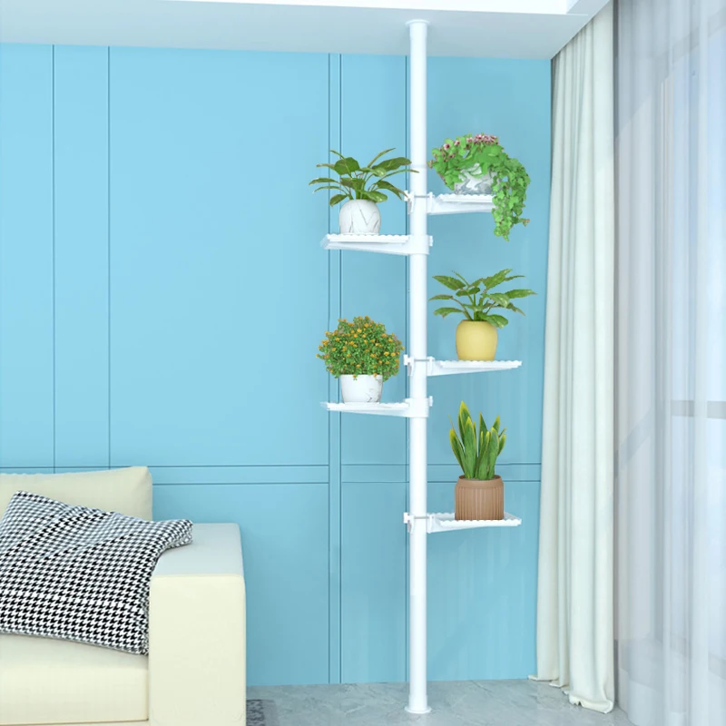 

Multilayer Balcony Flower Pot Rack Flower Holders Indoor Metal Plant Stand Flower Rack Display Rackpromote sales