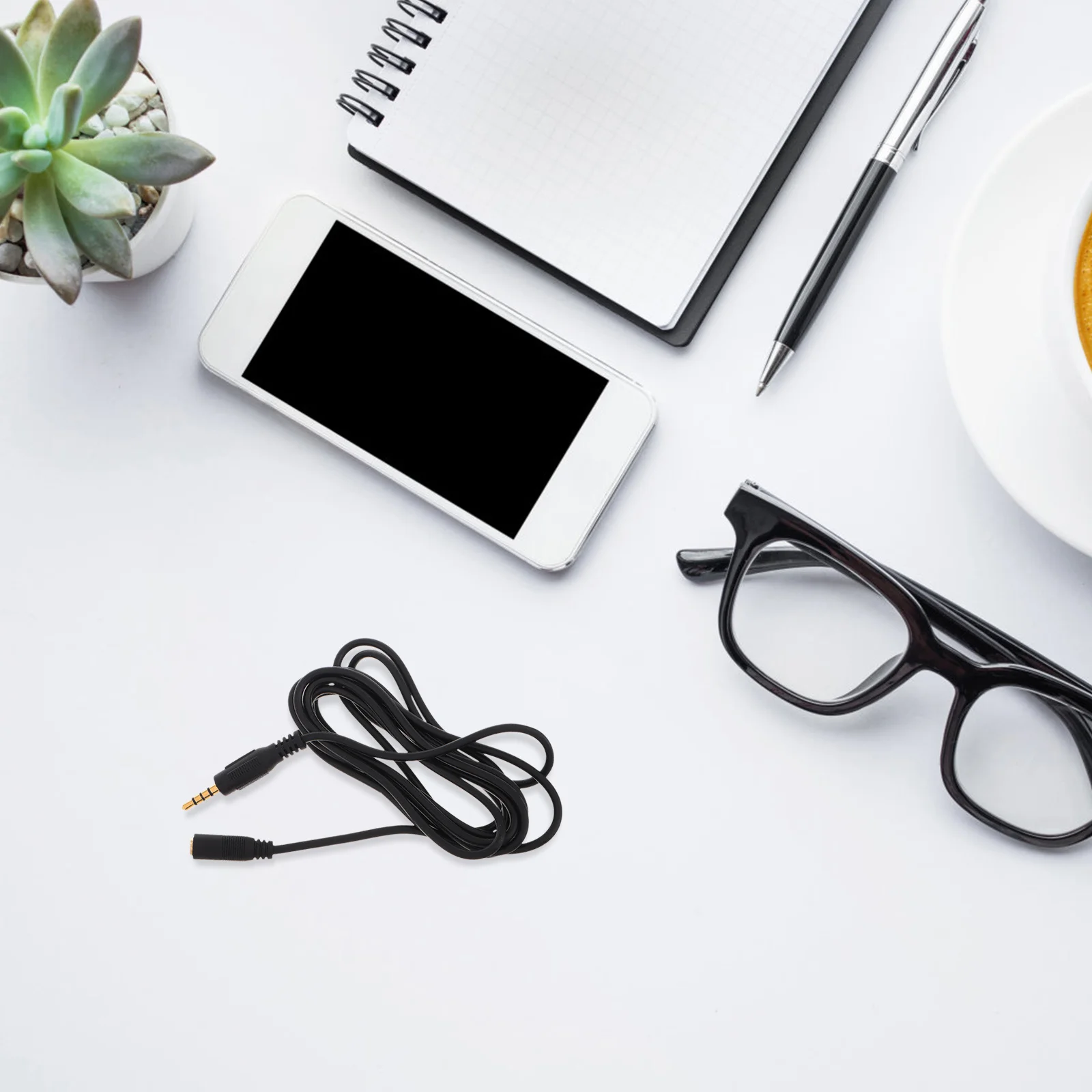 

2M Microphone Extension Cable Trrs Male To Female Audio Extension Cord For Smartphone Voice Recording Braided Speaker Aux