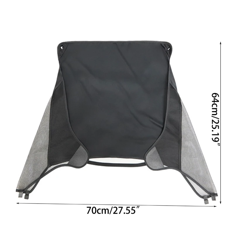 Y1UB Baby Strollers Sun Shade Canopy- Baby Carriage/Pushchair Sun Cover UV Protection Screen Enlarge & Widen Design Cover